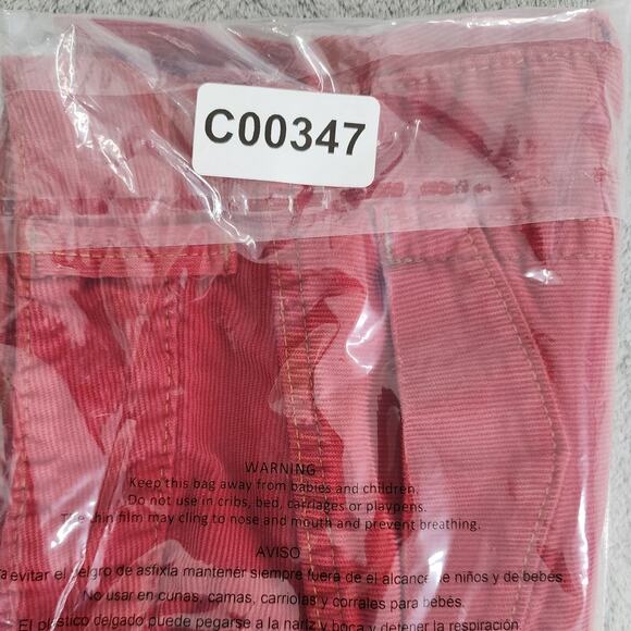 Vintage Y2K GAP Skirt Womens 6 Rust Red Stretch Corduroy Mini Back Buckle Preppy - Picture 9 of 9